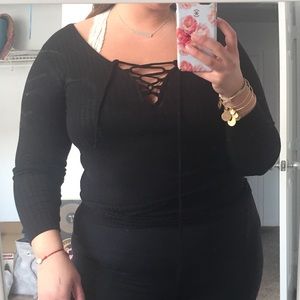 Rue21 Tops - Rue 21 Black Lace Up Top Rue21 Tops - Rue 21 Black Lace Up Top